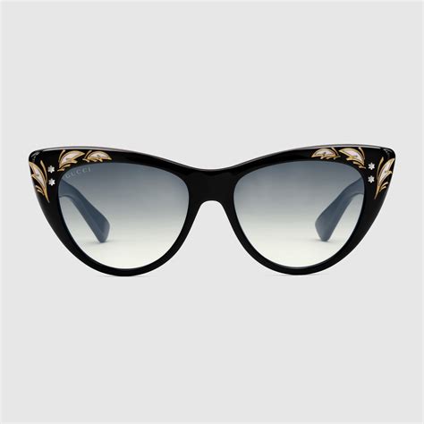 gucci prescription glasses cat eye|oversized cat eye sunglasses gucci.